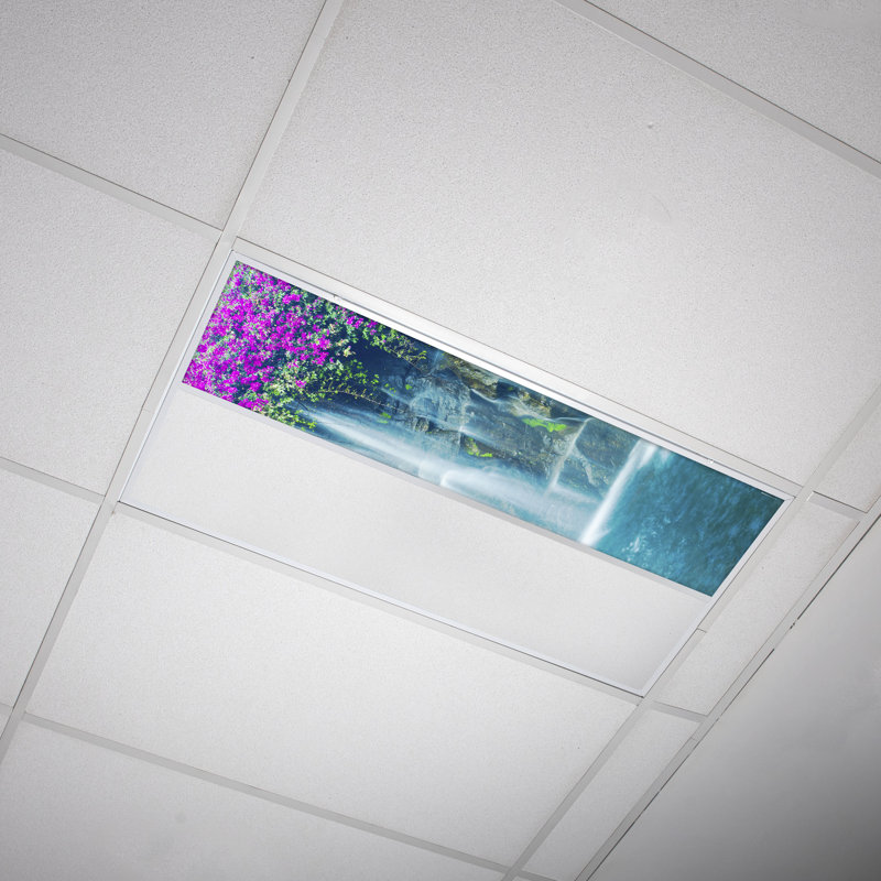 Couvre-lumière décoratif cascade flexible