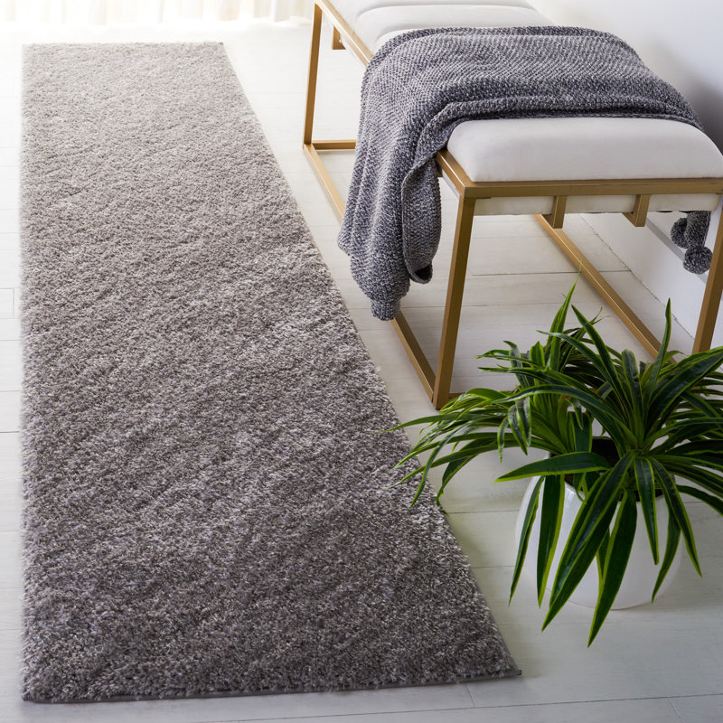 Vespera Tahoe Shag Performance Solid Color Rug, Runner 2' x 9'