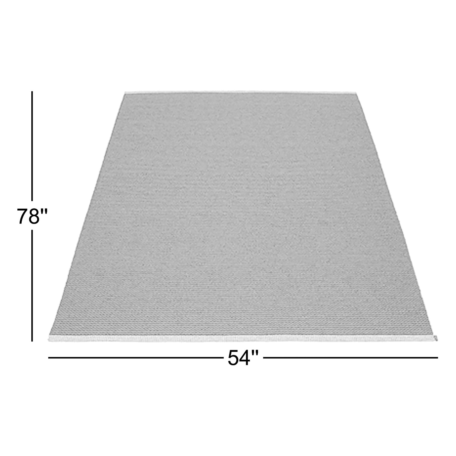 Mono Green Hand-Woven Rug