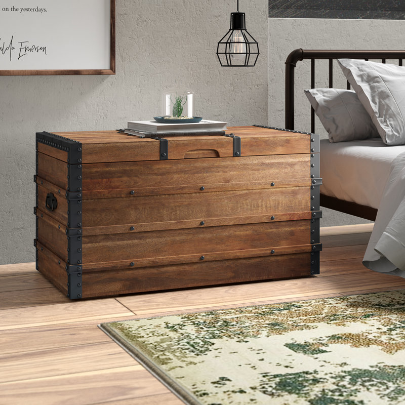 Sosebee Solid Wood Blanket Chest