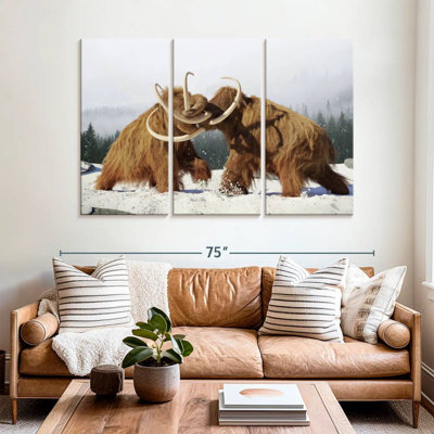 Brampt Fighting Woolly Mammoths