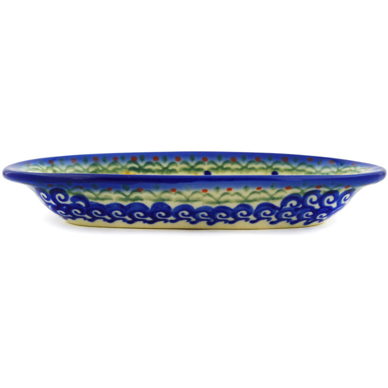 Spring Flowers Stoneware Platter