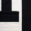 Tapis rayé noir / ivoire en coton tissé à la main Brookvale-1290940844