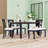 Wooden Dining Table Set with Bench-1703828080