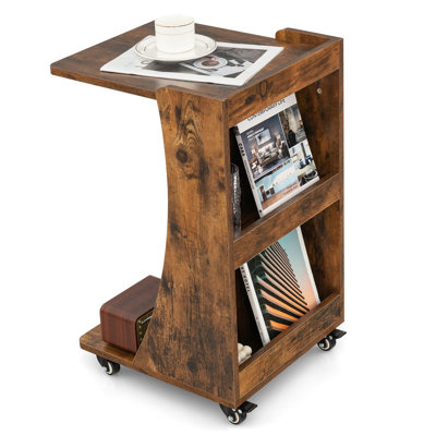 Amaad Floor Shelf End Table