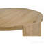 Table de bout ronde en bois de grève 21 pouces Kepler