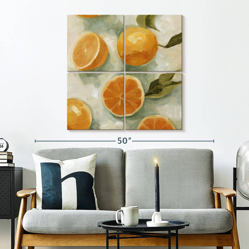 Yarlin Fresh Citrus I, 32" H x 32" W