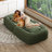 Foldable Upholstered Dog Bed For Adults And Pets, With 5 User - Adjustable Positions, 2 Soft Pillows Reading Naps Way Living Room Comfort-576659132
