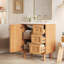 Meuble-lavabo de 30 pouces avec lavabo en céramique