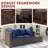 3 -Person Rattan Patio Safo With Cushions-244056558-244056556