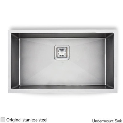 Évier de cuisine encastrable 33 po x l 18 po avec accessoires
