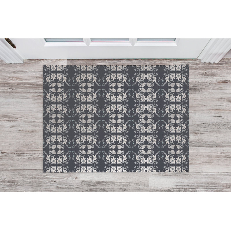 Paillasson Groovy, Gris anthracite, L 60 po x L 36 po