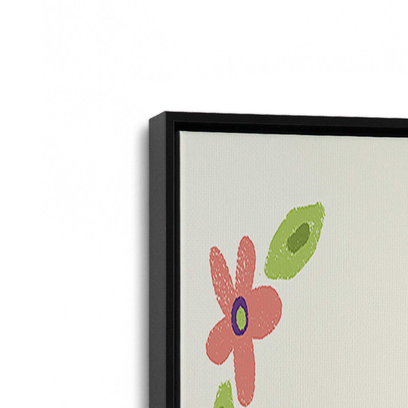 Sweet Slice Party, ensemble de 2 impressions, 36" x 36", Framed Canvas, Satin Black