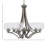 Zilo 6 Light Uplight Chandelier Shown With 5.75" Glass-86756378-90740334