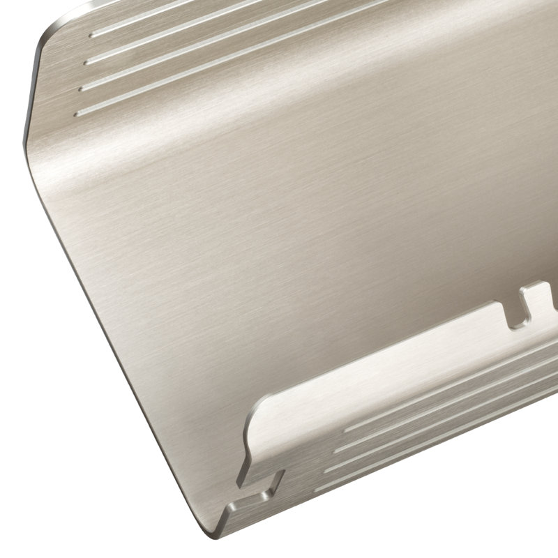 Nebia Double Shelf, Brushed Nickel