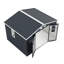 Remise de rangement pour l'extérieur, film de protection 8 x 10, quatre portes verrouillables à la lumière du jour, un cadeau pratique et réfléchi, deux couleurs peuvent être choisies librement.-123834599-123834597