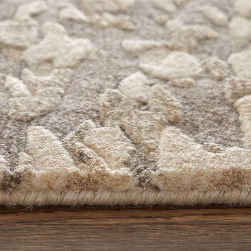 Tapis abstrait moderne Lenda, Rectangle de 5 pi x 8 pi