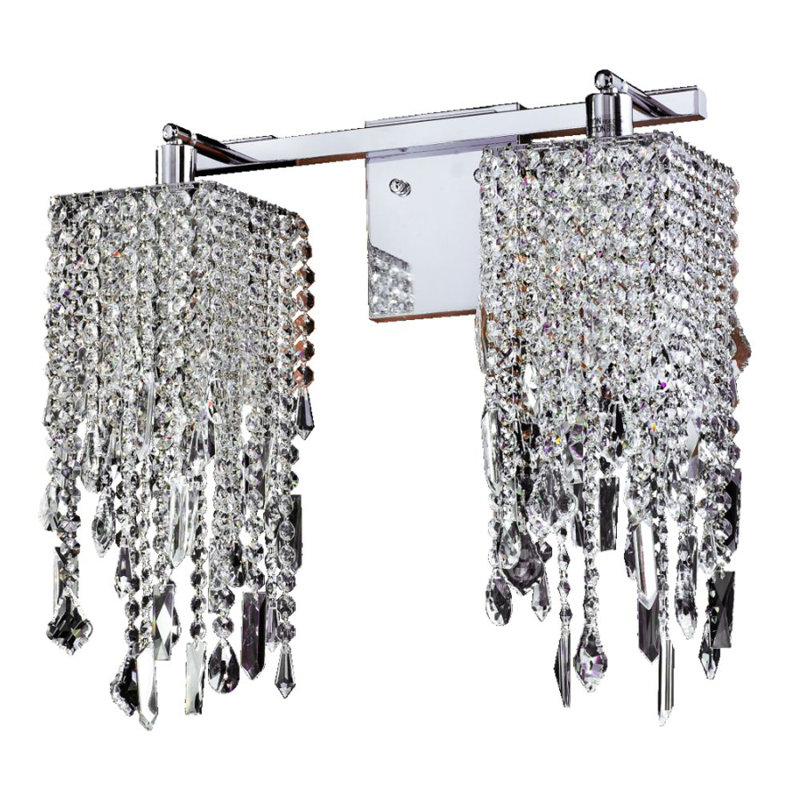 Appliquee à bras 2 lumières crystal Cohen-Arazi