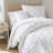Bailey White Diamond Pucker Woven Wrinkle Resistant 3-Piece Twin/Twin XL Comforter Set-110406109-110406110