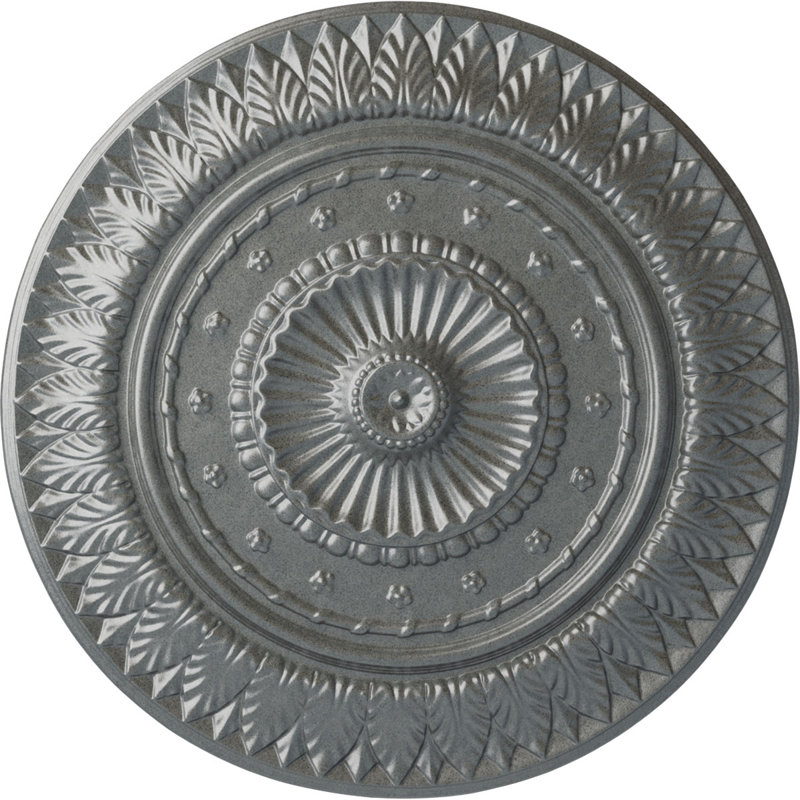 Médaillon de plafond 26 "P 5/16" x P 2 1/4 ", Platine