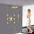 Juno Gold Finish Thermostatic Digital Display shower system