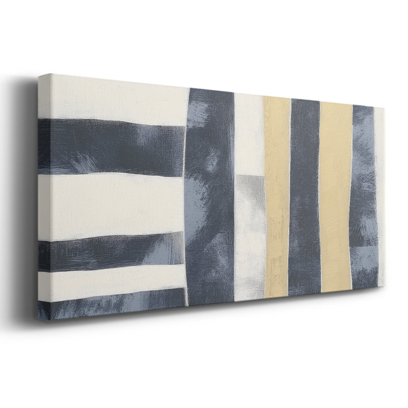 Abstract Series 9 #XI-Wide Gallery Wrapped Canvas, 12" H x 30" W