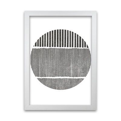 Black And White Lines - Print