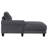 Grey Loose Back Sectional Sofa