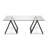 Kayllen Glass Top Coffee Table-2066189302