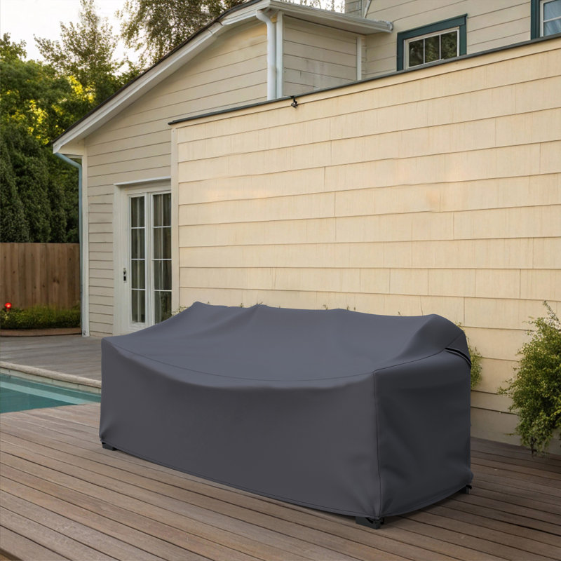 Alturas 73" Wide Outdoor Reversible Patio Sofa Cover