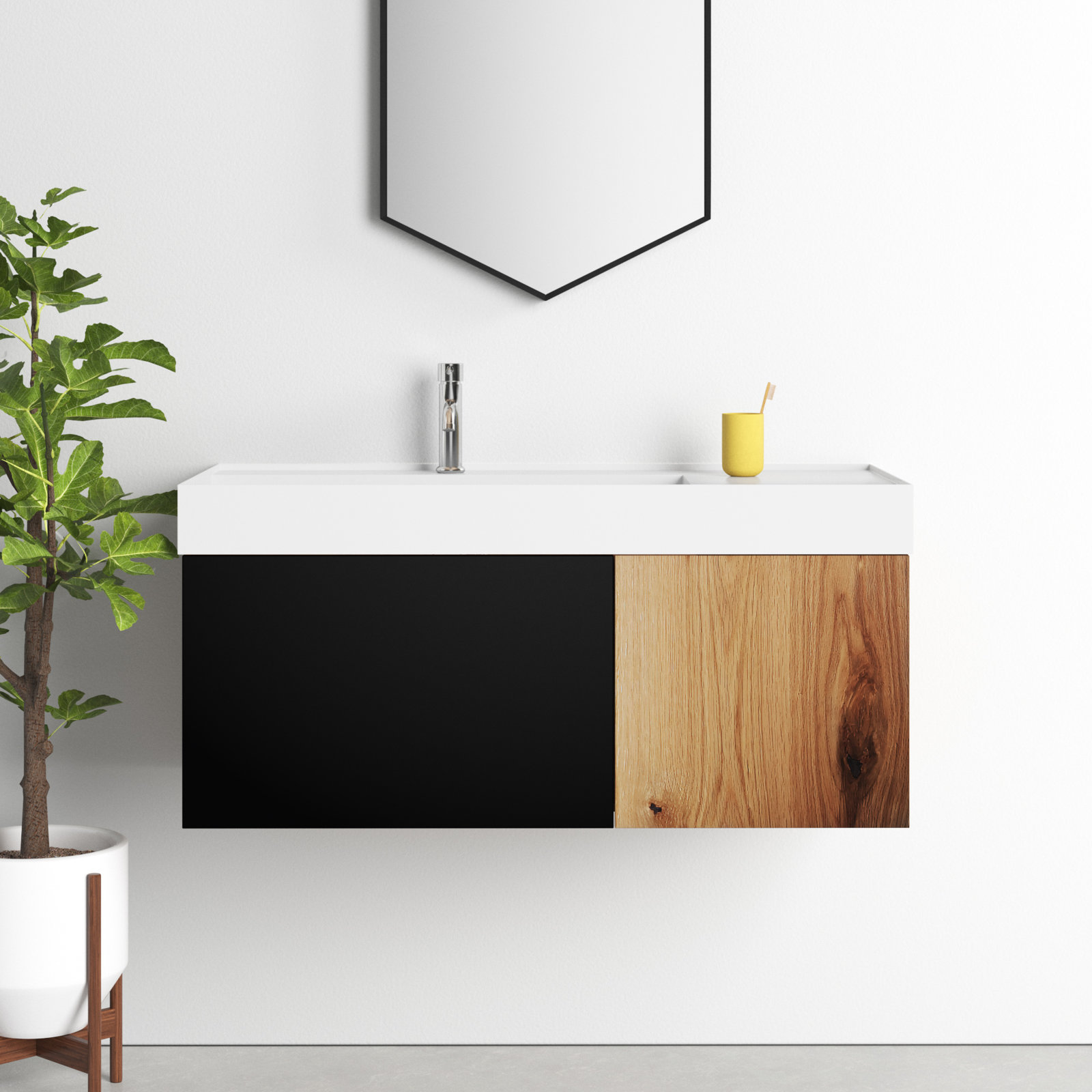 Art 42" Cedar Single Bathroom Vanity