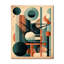 Janeira - Horloge murale abstraite Mid-Century-1341375739