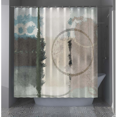 Rinze Abstract Shower Curtain