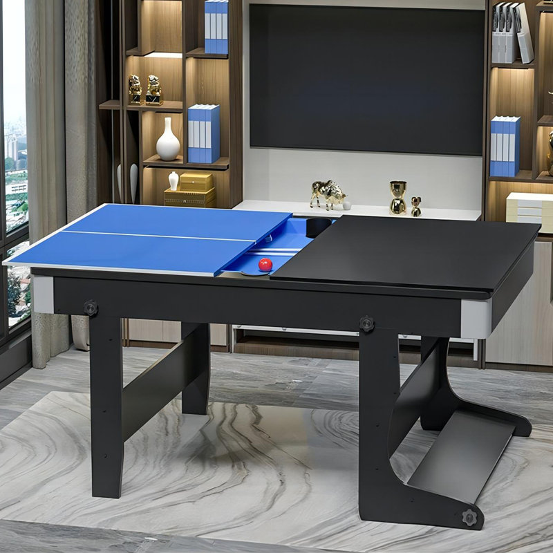 Recon Furniture 5' Multi Game Pool Table with Leg Levelers