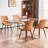 Modern Dining Chairs Faux Leather Upholstered Kitchen Chairs Side Chair With Metal Legs-51228643
