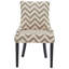 Chaise d'appoint rembourrée en lin Agampreet-1273906764