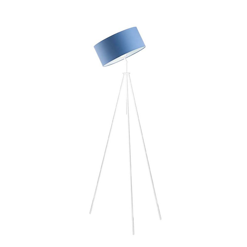 Ariellah 145cm Tripod Floor Lamp, Blue, White
