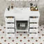 Meuble-lavabo autoportant moderne avec plateau en résine durable, rangement à fermeture en douceur et pieds en pin massif-1413763477