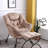 Abramson Lazy Chair, Modern Lounge Accent Chair with Armrests and a Side Pocket-119619609-96734716