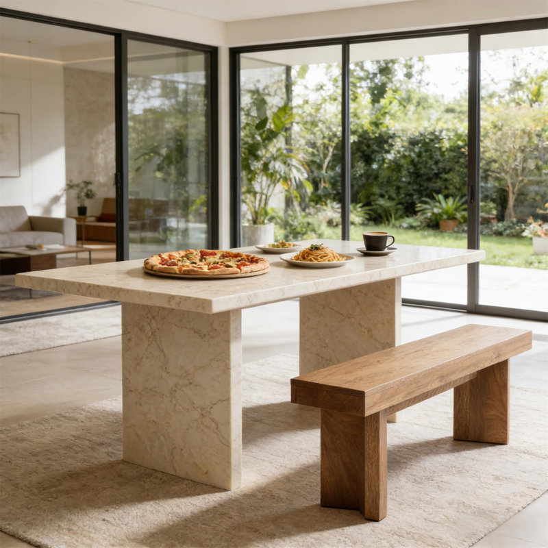Banc de salle à manger (banc inclus seulement), Brun rustique