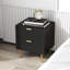 Table de chevet, table de chevet, table de bout avec 2 tiroirs-2102229506