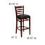 Tabouret de bar en bois Ladder Back-1115715457-1084718892