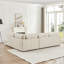 Canapé modulaire en cuir véritable Byrle-1515363761-1515363762