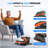 Under Desk Elliptical, Electric Leg Exerciser With Remote Control And 12 Adjustable Speeds
