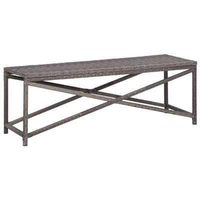 Rawald Steel Garden Bench by Ebern Designs