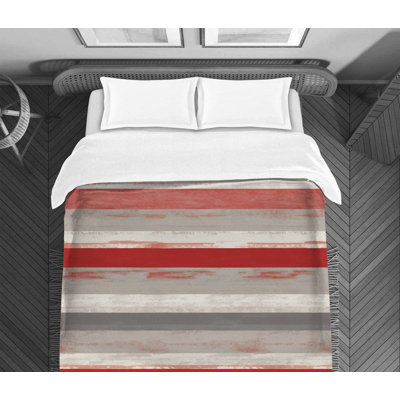 Mondrian Polyester Striped Comforter