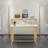 Gold Two-Layer Display Shelf Purse Display Stand