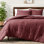 Ensemble d'édredon chiné Bare Home - ultra doux - duvet d'oie - chaleur toutes saisons