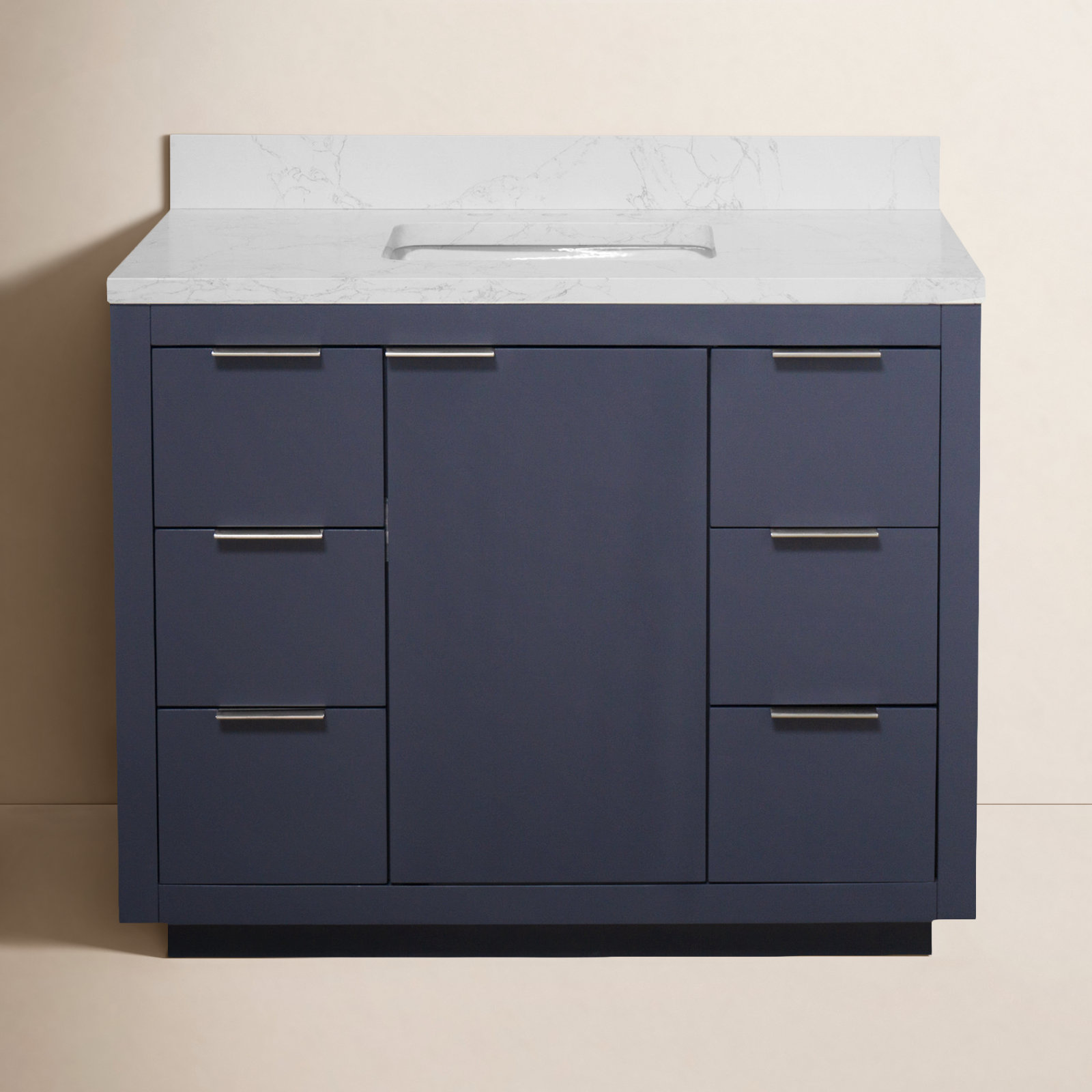 Anastazia 42'' Single Bathroom Vanity, Marine Gray