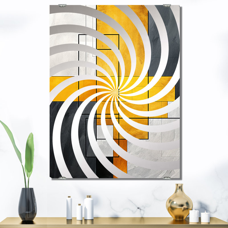 Fenner - Miroirs muraux géométriques abstraits MIR137558, 40 po x 30 po